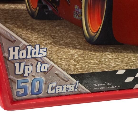 Disney Pixar The World of Cars Burning Up the Track!  50 Car Carrying Case - Picture 3 of 8